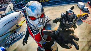 Ant-Man Becomes Giant-Man - Airport Battle Scene - Captain America: Civil War (2016) Movie Clip
