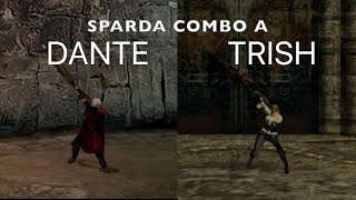 【デビルメイクライ】ダンテとトリッシュの技モーション比較 DMC vs DMC2 / Devil May Cry Dante vs Trish moveset comparison