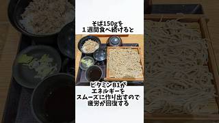 そばを毎日食べたらどうなるの？①【30秒でわかる効果まとめ】#そば #ダイエット #筋トレ #美容 #健康 #雑学 #ナレーター #小林将大