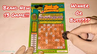 TRYING OUT BRAND NEW $3 (Toad-ally Awesome Crossword) CALIFORNIA LOTTERY SCRATCHERS SCRATCH OFF!