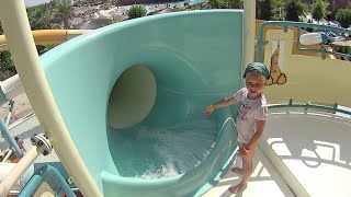 Baby Water Slide at The Land of Legends