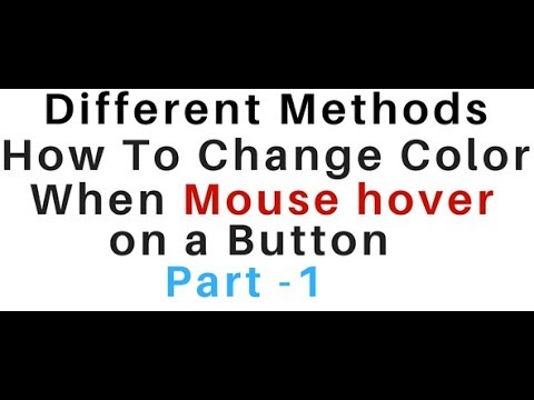 mouse hover background color button change using html and css mouse hover background color button change using html and css