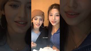 X:IN Aria and Esha singing Rosé's APT song | #shorts #xin #aria #esha #apt #rosé #kpop