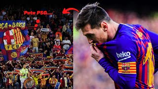 Barca Fans Respond to PSG After they Booed and Whistled Lionel Messi