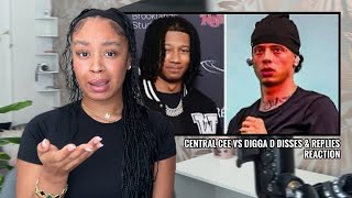 Central Cee vs Digga D/CGM ALL Disses & Replies 👀 | REACTION