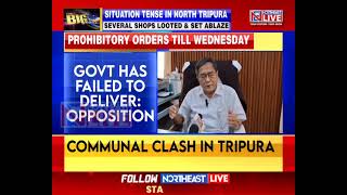 Tripura: Cong, CPI-M Slams Manik Saha Govt Over Dharmanagar Violence That Left 1 Dead