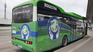 Ein Chinesicher Bus BYD in Gelsenkirchen