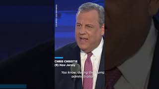 GOP debate: Chris Christie, Ron Desantis slam missing-in-action Trump #Shorts