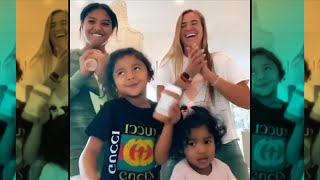 Vanessa and Kobe Bryant's Daughters Shake It With Sabrina Ionescu in Cute TikTok