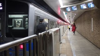 【ホームドア設置後】小田急線世田谷代田駅での車掌動作LR１