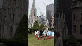 Garden proposal in New York #proposal #engagement  #willyoumarryme