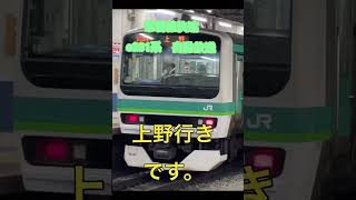 e231系0番代（常磐線）自動放送