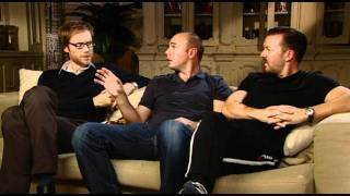 Ricky Gervais, Stephen Merchant and Karl Pilkington: An Idiot Abroad interview