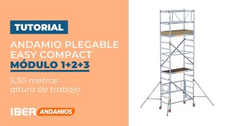 Folding scaffolding EASY COMPACT Module 1+2+3 | IBERANDAMIOS