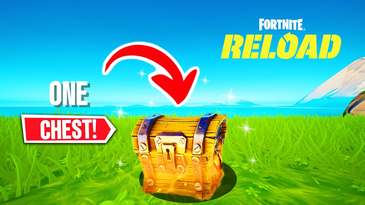 The One Chest Challenge In Fortnite Reload Youtube