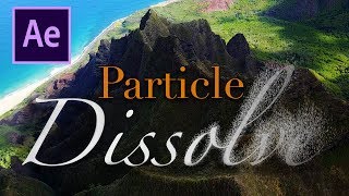 Text Particle Dissolve - After Effects Tutorial (No Plugin)