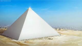 The great pyramid of Giza has eight sides