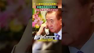 王健林好友出手相救！孙喜双出资45亿元，现金回购万达商管股权  #王健林 #万达 #孙喜双 #财经