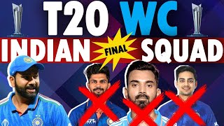 Indian Squad for T20 World Cup 2024 Rohit Sharma Captain Hardik Pandya VC Gaikwad not selected