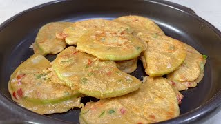 무전ㅣ비가 안 와도 너무 맛있는 고소하고 달큰한 무전 만들기ㅣWhite Radish Jeon