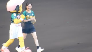 2024.7.19 川上千尋さん 始球式