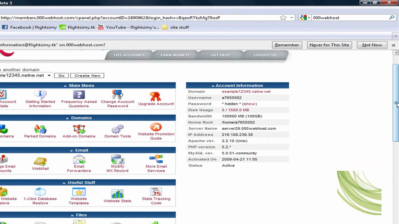 Free Web Hosting Youtube