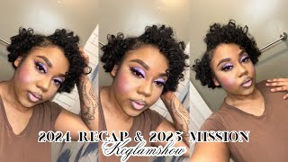 2024 Recap , 2025 MISSION \u0026 FULL GLAM PURPLE MAKEUP TUTORIAL