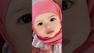 Bayi cantik berhijab lucu sekali #short