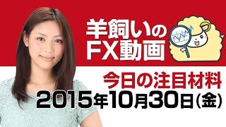 羊飼いのFX動画・金曜版「今週の復習と本日の注目ポイント」10月30日(金)