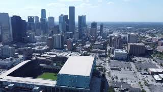 Houston Astros Minute Maid Stadium Birds Eye view
