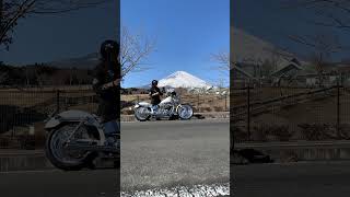 最高の空とバイクと富士山で最高の気分だ！ #shorts 「＃Shorts」