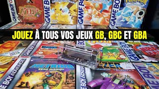 Avec le GB OPERATOR, jouez à tous vos jeux GAMEBOY avec un seul appareil