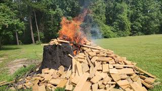 Burning Stuff 1296: Cedar Block Volcano