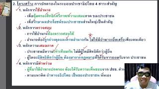 ติวกฎหมาย กม.รัฐธรรมนูญ LAW2004 LAW2104 ข้อ 2 part 1 (การปกครองระบอบประชาธิปไตย)