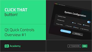 Buttons: Every Type Explained | Qt Quick Controls Overview #1
