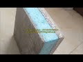 eps foam cement sandwich wall panel molding machine xps cement board composite wall production line