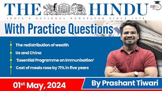 The Hindu Analysis by Prashant Tiwari | 1 May 2024 | Current Affairs Today | StudyIQ