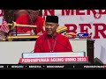 ucapan dasar presiden umno ahmad zahid hamidi di pau 2023