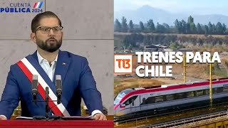 Trenes para Chile: Presidente Boric detalla nuevas acciones en el plano ferroviario
