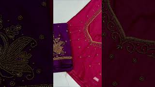 Pk Aari work blouse material sales call 6382359787