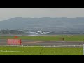 大阪国際（伊丹）空港47　＠モヒカンジェット　touch down at itami airport