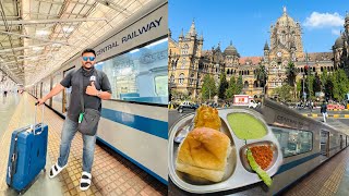 My First Mumbai AC Local Journey Experience \u0026 Mumbai Famous Vada pav 🤤