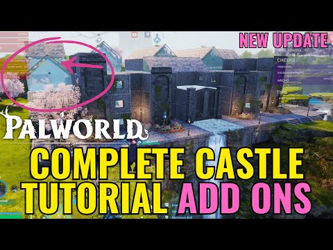 PALWORLD ULTIMATE CASTLE (ADD ON!) TUTORIAL Update! Walkthrough Guide