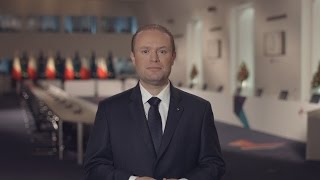 Messaġġ mill-Prim Ministru Joseph Muscat għas-Sena l-Ġdida 2017