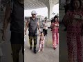 Gurmeet Choudhary and Debina with Daughters snapped at the airport