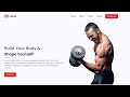Create A Responsive Gym Website Using HTML CSS And JavaScript