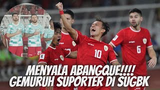 LEBIH DEKAT DENGAN BENCH PEMAIN TIMNAS INDONESIA, ATMOSFER BERBEDA DI SUGBK