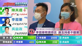 李眉蓁赴競選總部 感謝全黨相挺 20200815 公視晚間新聞