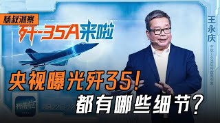 【杨叔洞察】央视曝光歼35！能联网作战，涂装竟是美术生设计？