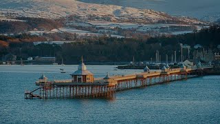 Garth Pier Bangor Gwynedd North wales - Grade ll Listed Pier 2nd Longest In Wales \u0026 The 9Th In  Uk